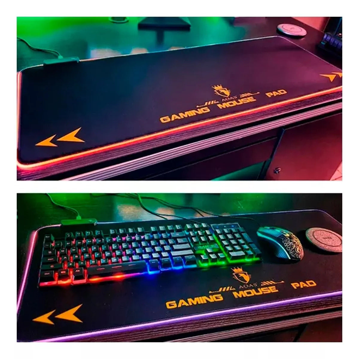 Mouse Pad Gamer RGB XL
