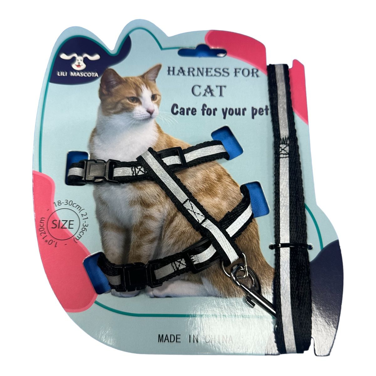 Pechera Arnes Ajustable para Gato