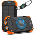 Cargador Solar Power Bank | Batería Solar Portátil para Camping y Emergencias