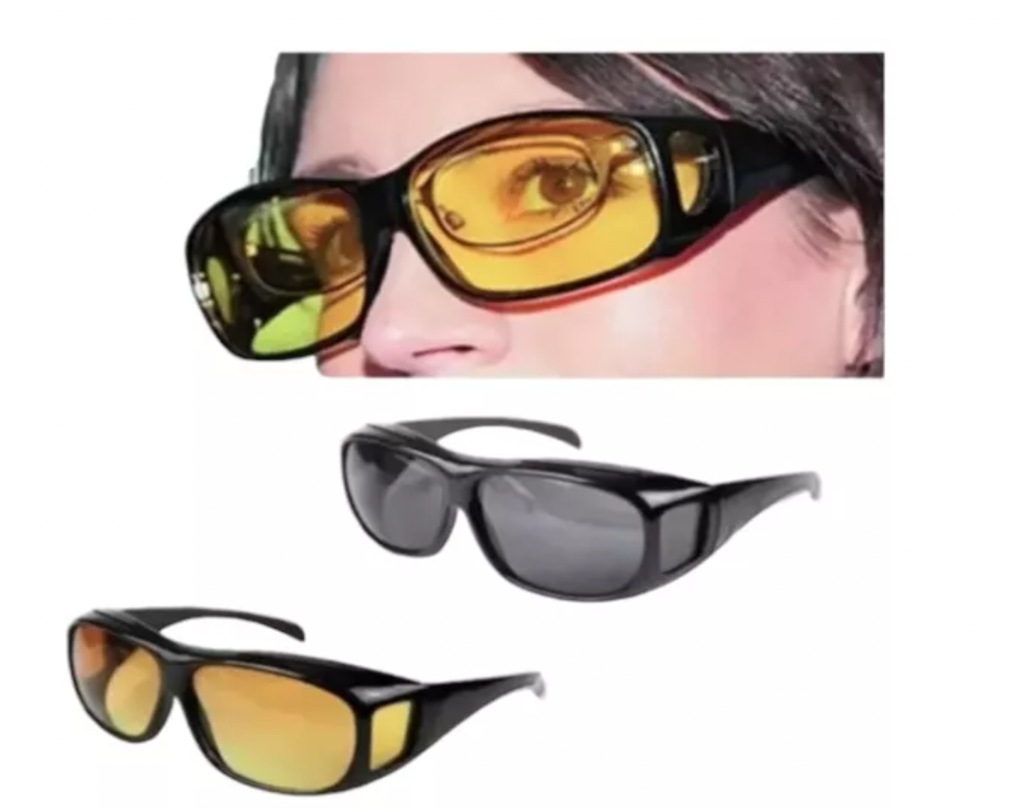 Gafas Sol HD Día/Noche x2