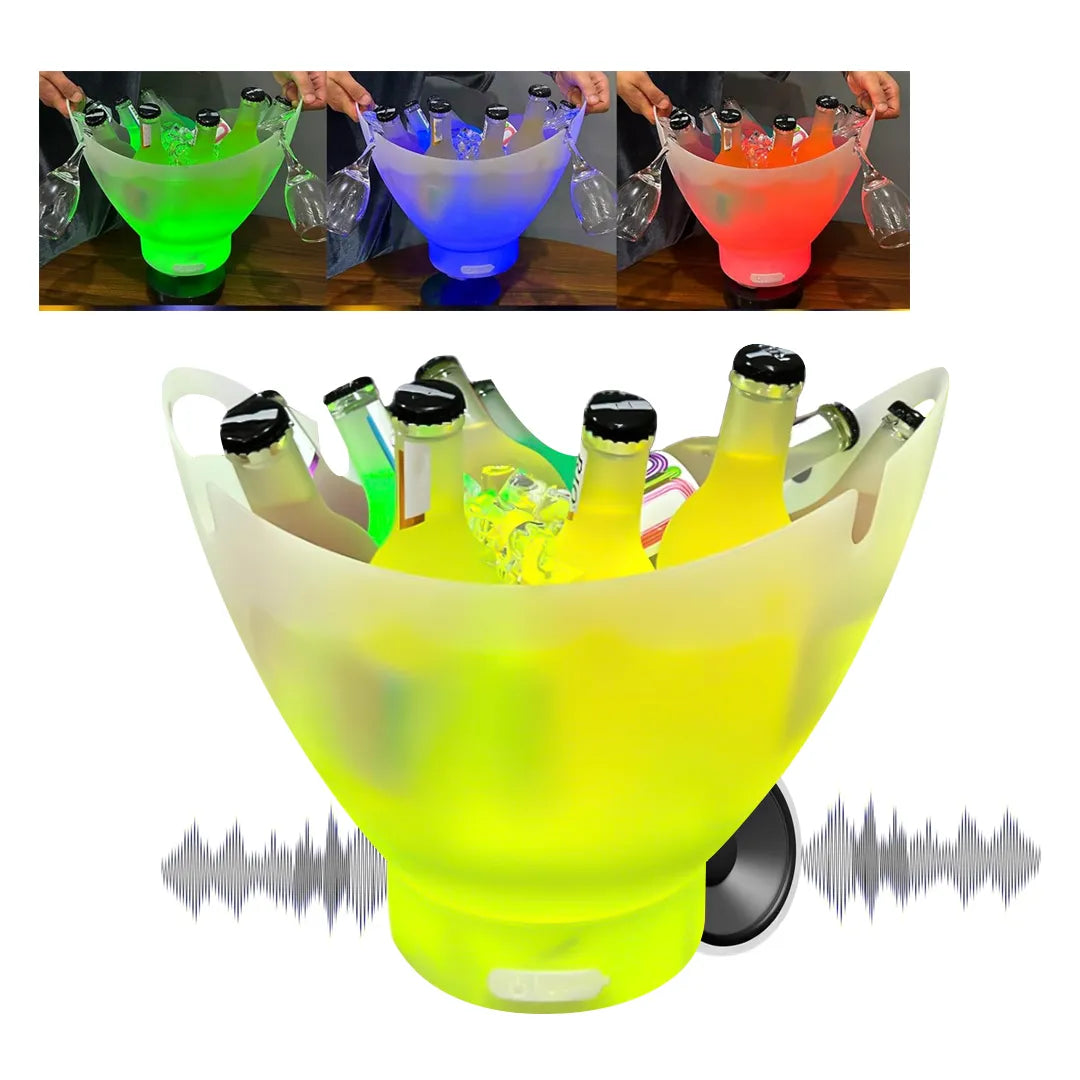 Hielera Parlante LED RGB