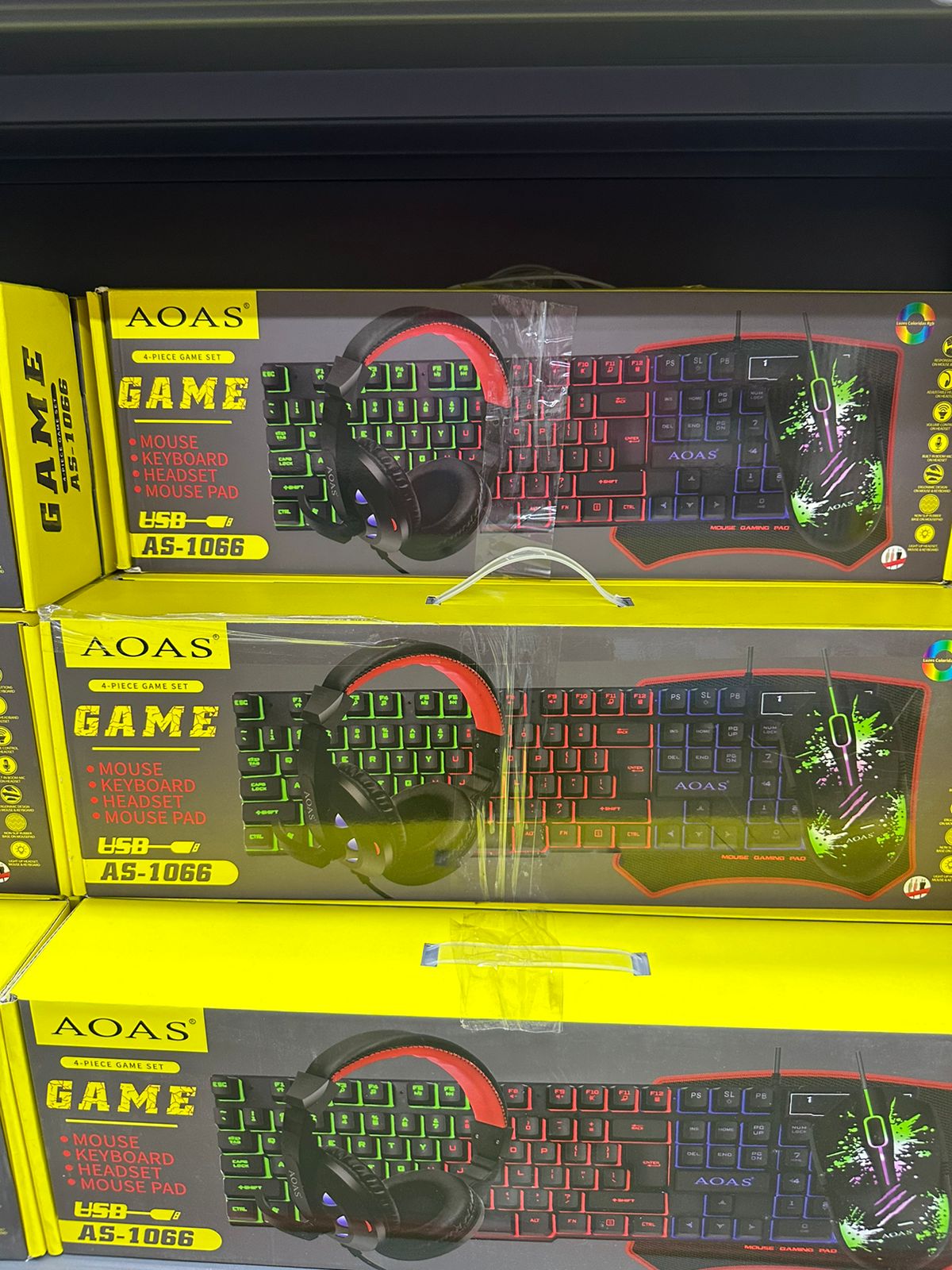 Kit Gamer RGB 4 Piezas