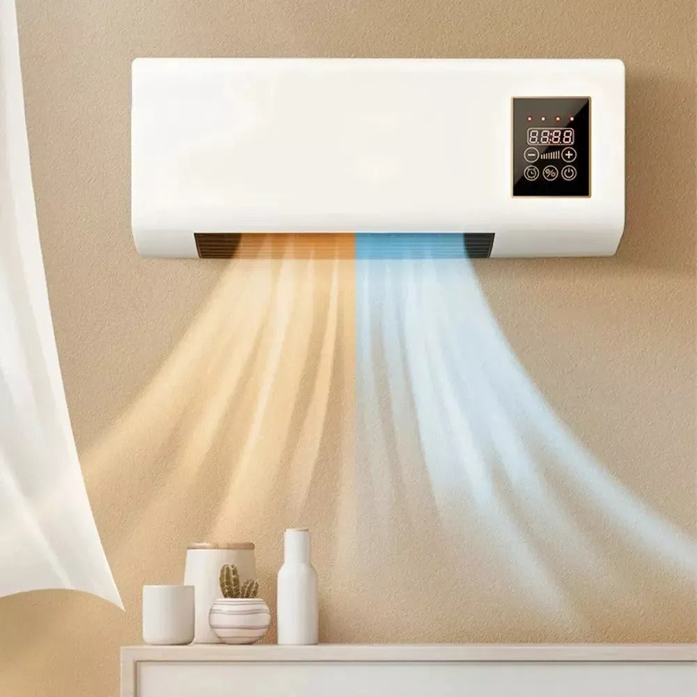 Aire Ventilador Y Calefaccion De Pared | Climatizador 2 en 1 Frío y Calor